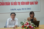 Chủ đề tháng 11 số 1: 14h30 ngày 01/11/2012 Chẩn đoán và điều trị viêm khớp dạng thấp