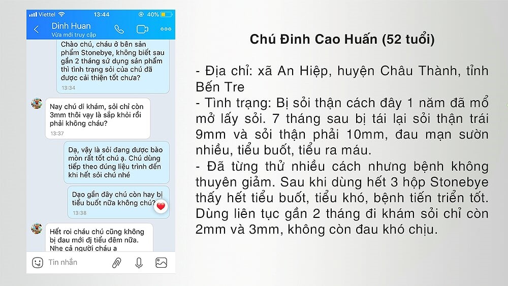 Stonebye – viên uống chuyên biệt cho người bị sỏi thận, sỏi đường tiết niệu