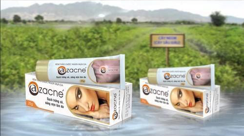Kem thảo dược Azacné – hỗ trợ điều trị tình trạng da dầu nhiều mụn