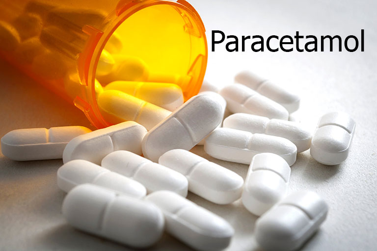 Paracetamol là thuốc giảm đau thông thường, được chỉ định đầu tiên