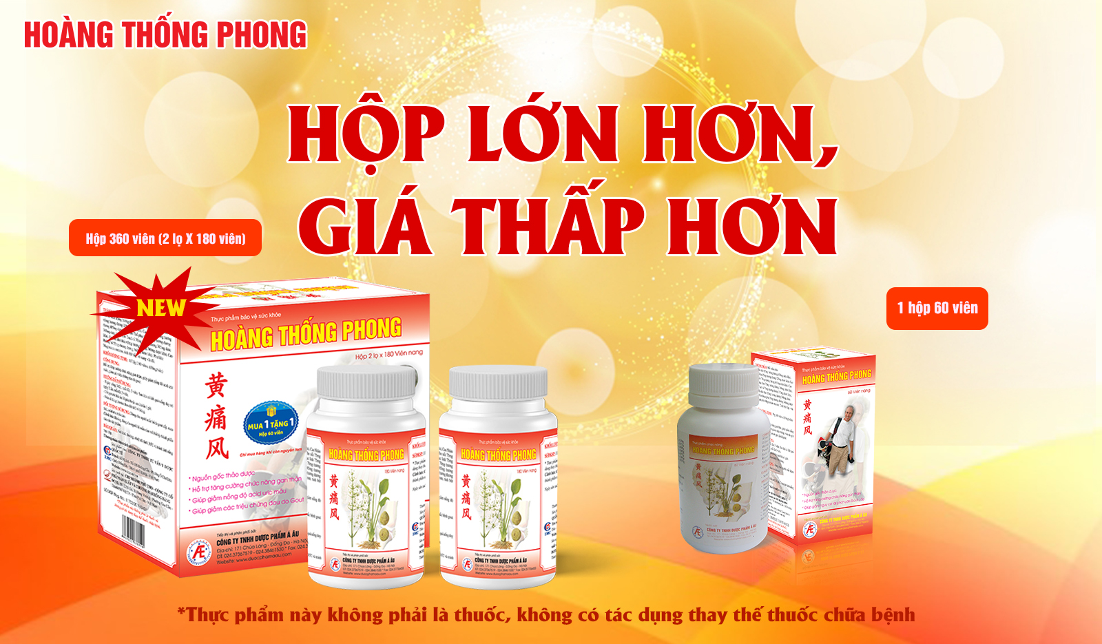 Hoàng Thống Phong giúp cải thiện bệnh gút hiệu quả