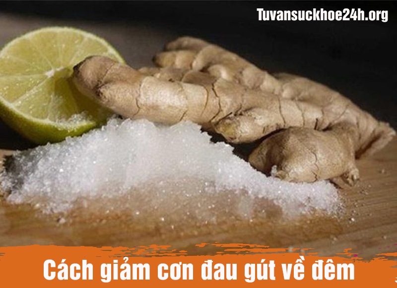 cách giảm cơn đau gút về đêm