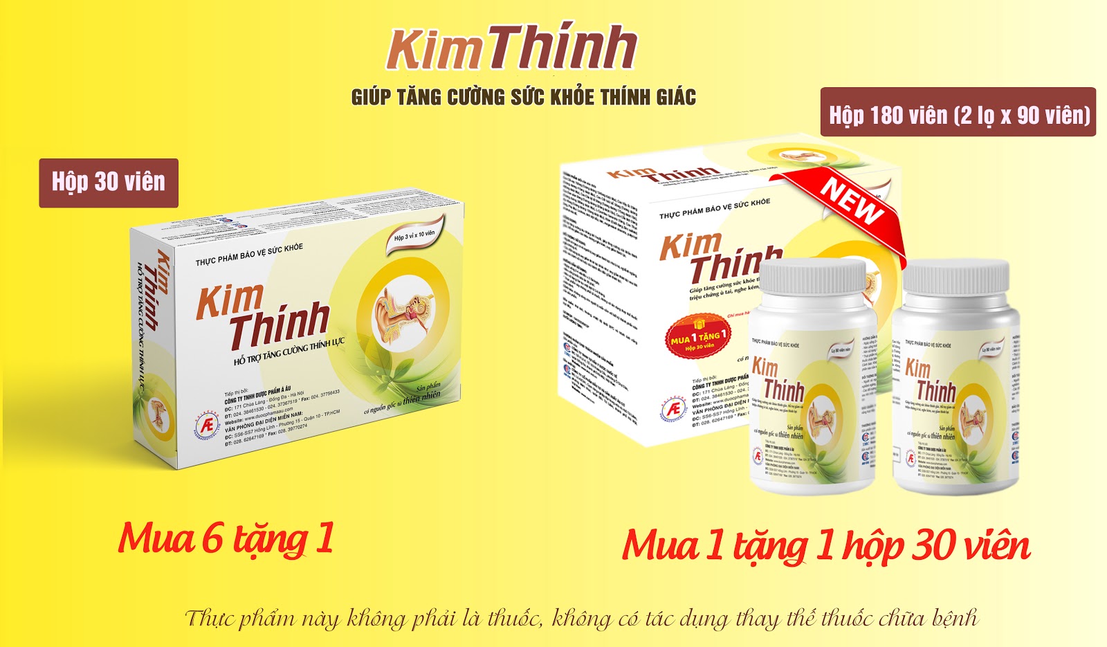 Thực phẩm bảo vệ sức khỏe Kim Thính