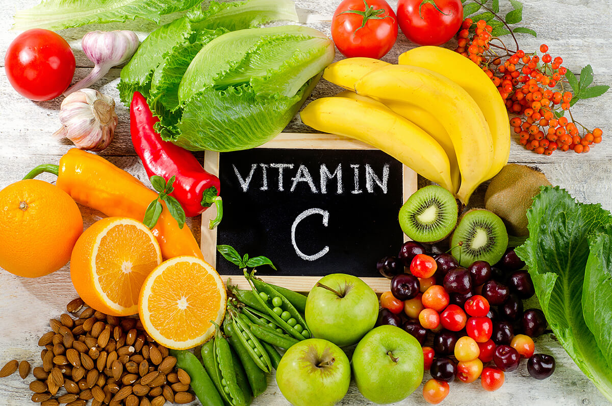   Thực phẩm giàu vitamin C giúp cải thiện tình trạng khô hạn