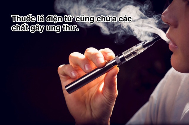 Hút thuốc lá điện tử có gây ung thư phổi không?